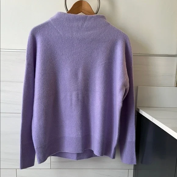 Vince Boiled Cashmere Funnel Neck
Sweater - Lavender - Picture 3 of 9